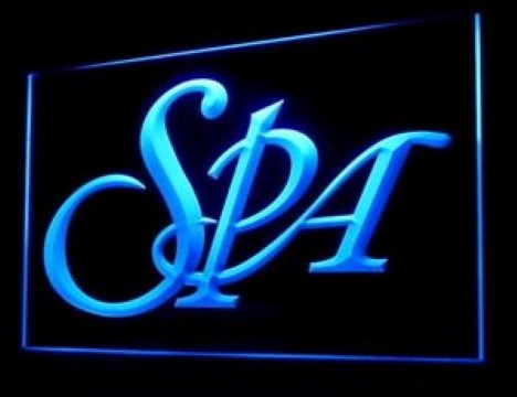 Spa Body Massage Relax Service Luxury Resort LED Neon Sign